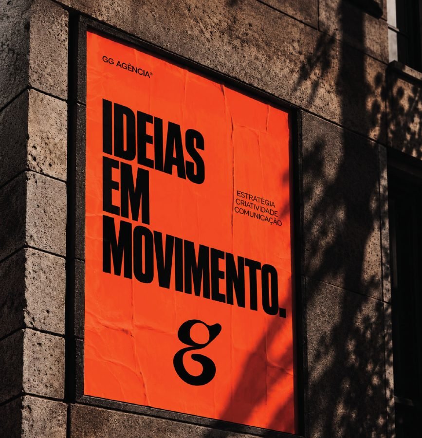 Cartaz Ideias em Movimento na rua